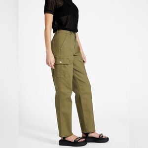 New Guess Hailey High-Rise Cargo Jeans SZ 27